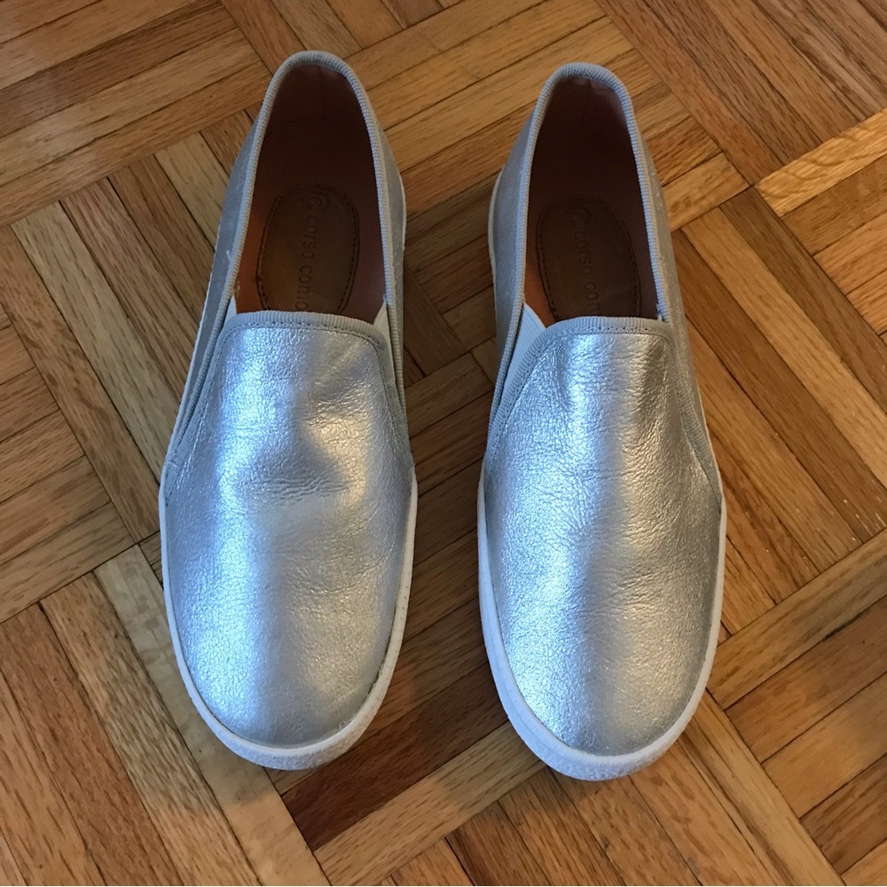 Corso Como Duffy Slip On in Silver